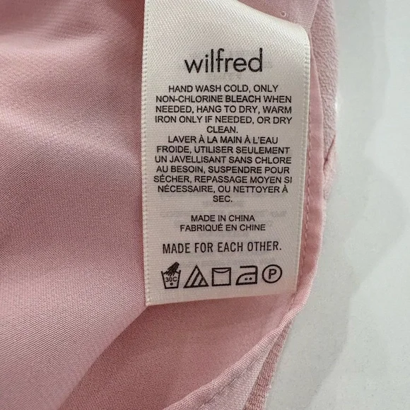 🌸 Wilfred Fable Dress | Pink Crepe | Size 8 | | SOLD OUT In Stores - Picture 6 of 14